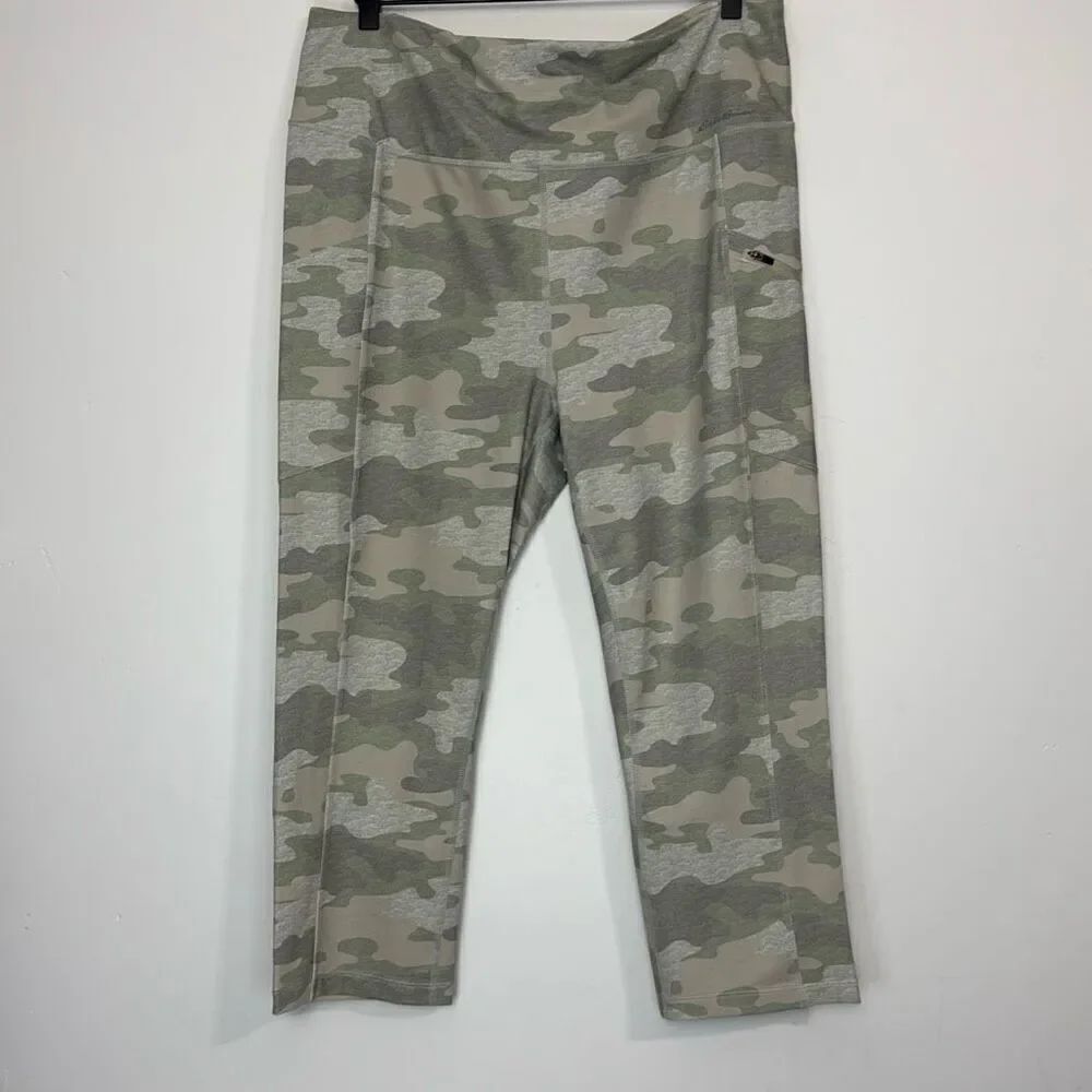 Eddie Bauer Green Camo Leggings XL
